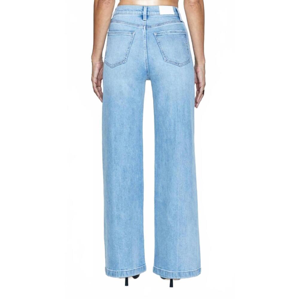 pistola Light Wash Wide Leg Flare Jeans - Picture 4 of 4